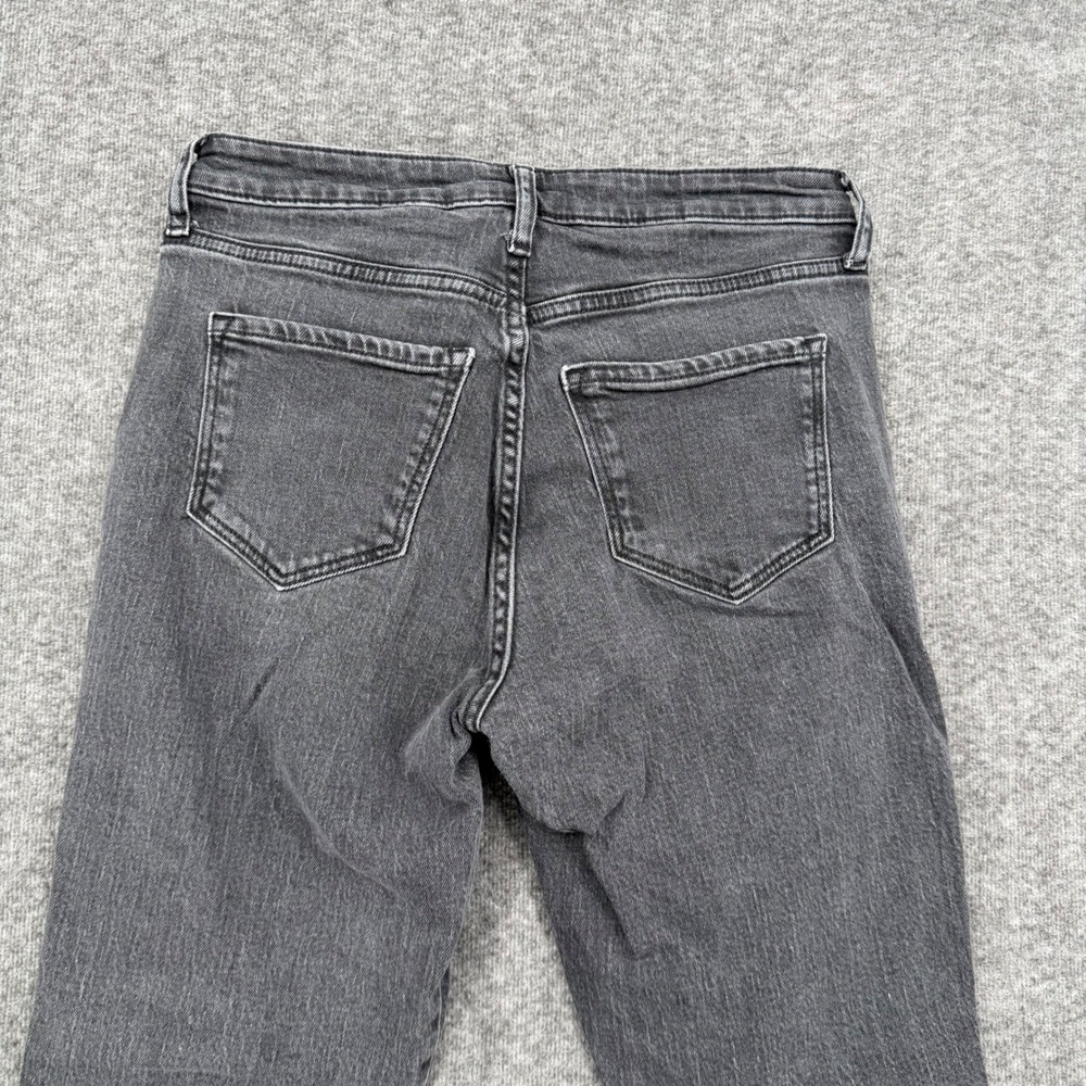 Old Navy Womens Vintage Slim High Rise Charcoal Grey Jeans Size 4 Cropped - Picture 8 of 12